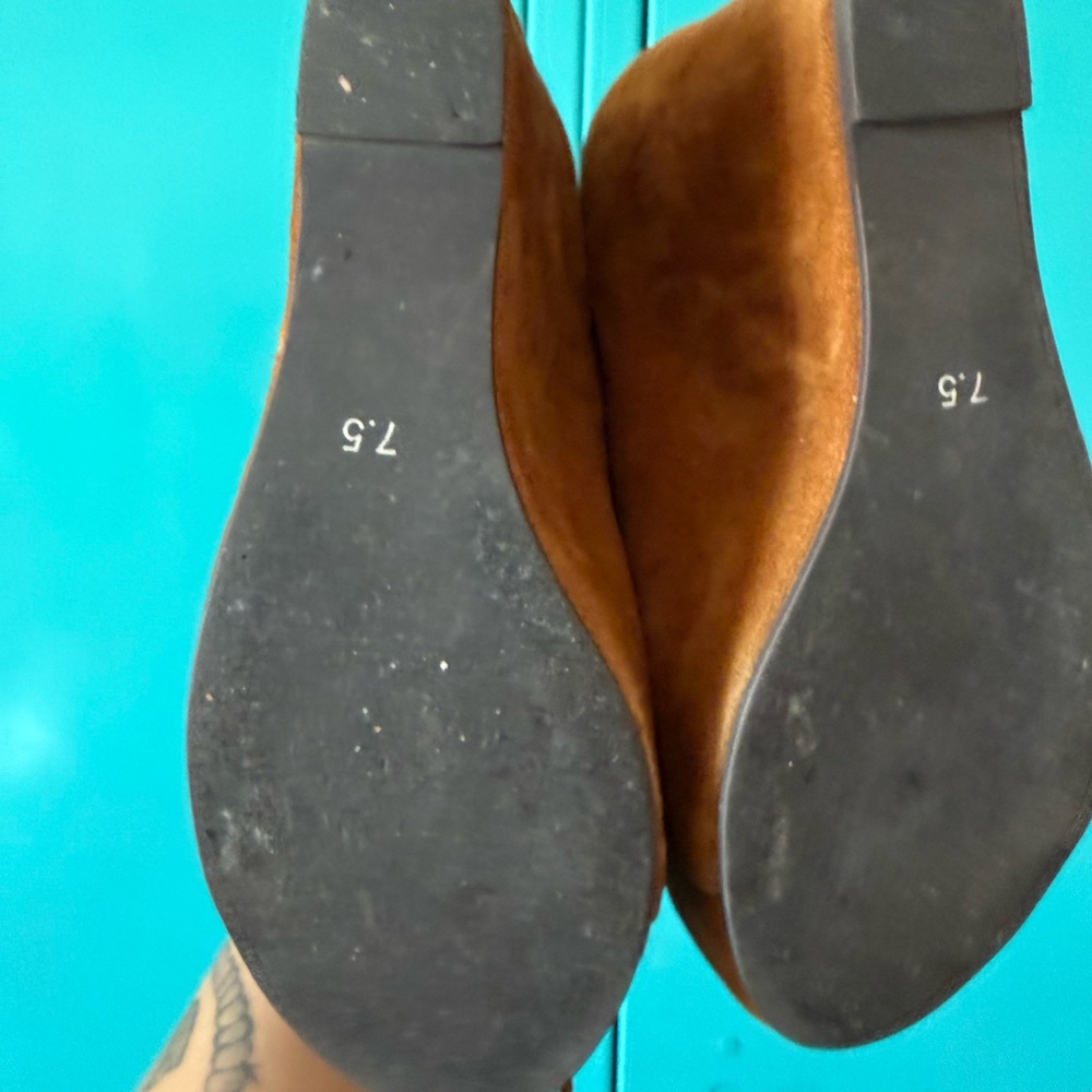 Jeffrey Campbell Brown Suede Wedge Shoes - Picture 7 of 7